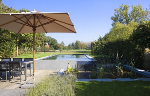 Foto : Zwemmen in puur natuur — de Nature Pool van Compass Pools