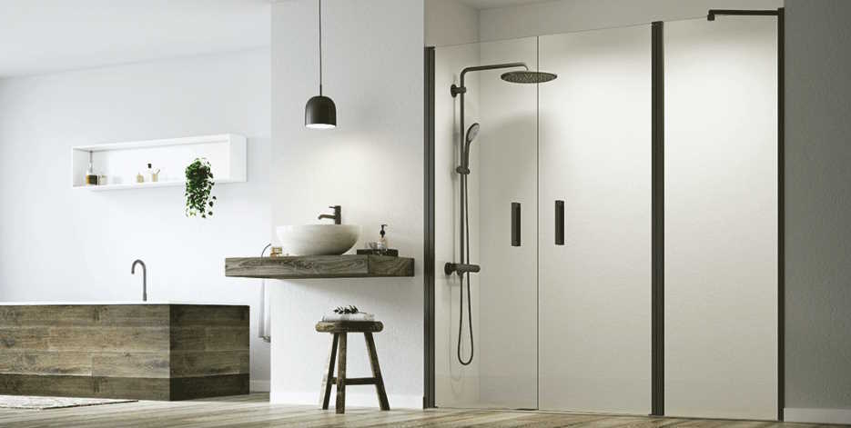 Foto : Douchewanden op maat – stijlvol, functioneel en volledig aanpasbaar