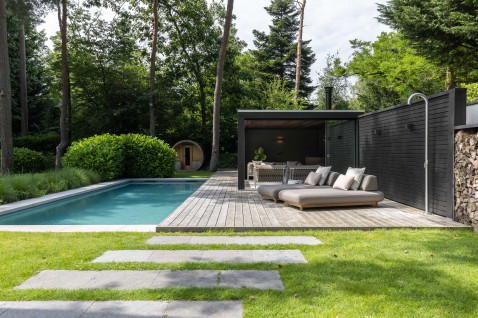 Foto : High-end poolhouse op maat