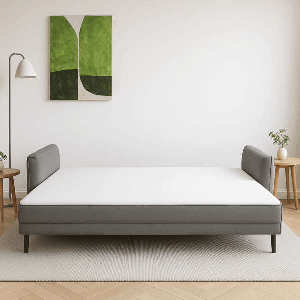 Foto: Slaapbank milo uitgeklapt matras 600x600