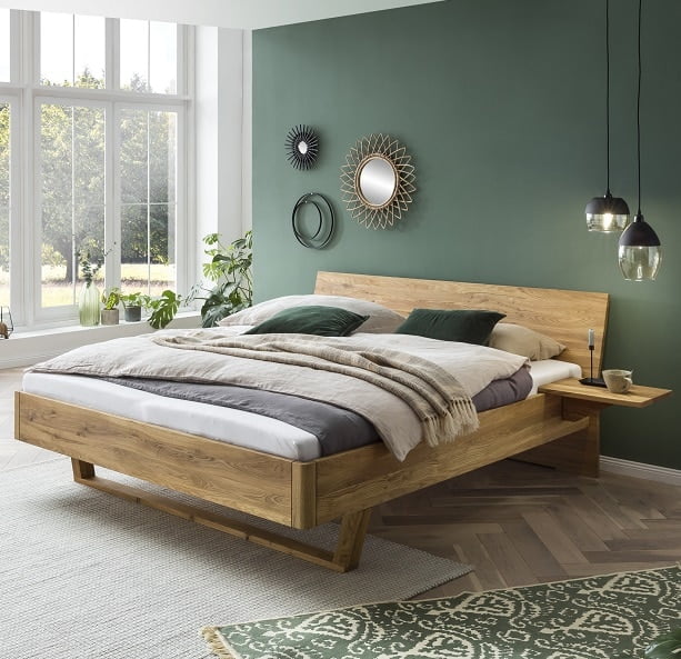 Foto : BB-Line 300 massief eiken houten bed