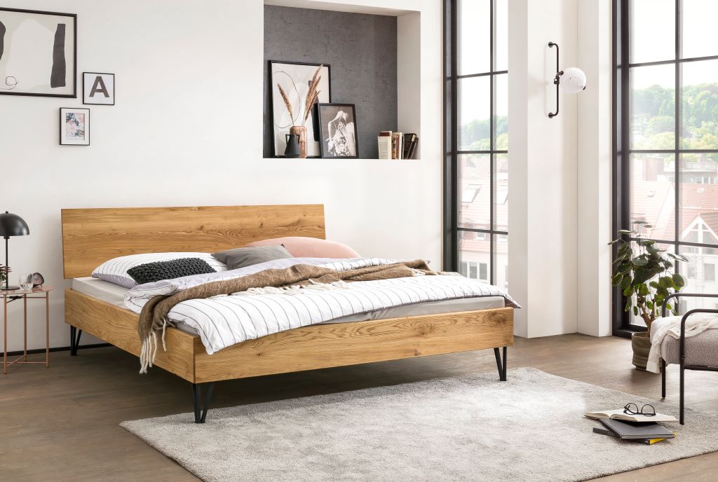 Foto : Eiken houten bedden Premium