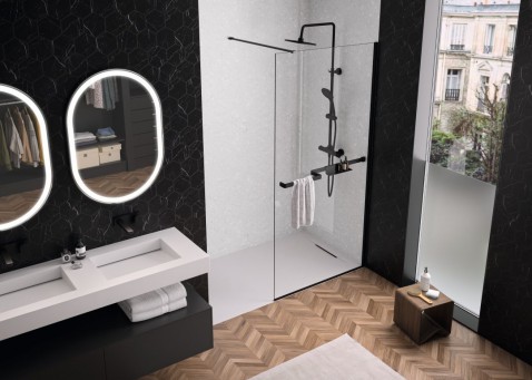 Foto : Kobra Solo Douchewand – Stijl en functionaliteit in één