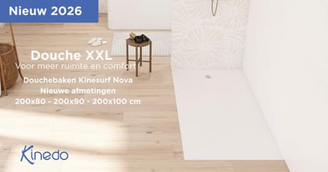 Foto : Douchen in XXL-stijl met Kinesurf Nova