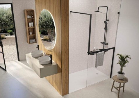 Foto : Kinedo Solo Z: slim design, eenvoudige installatie