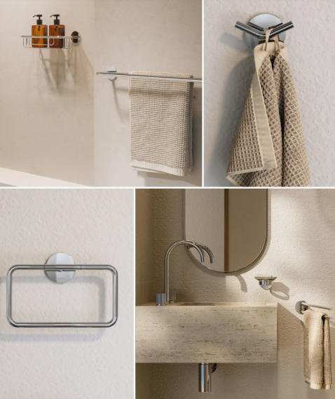 Foto : Geesa Suite: tijdloze badkameraccessoires met een verfijnd design