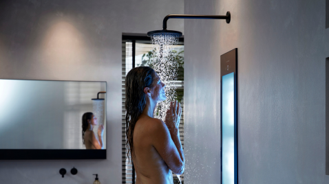 Foto : Sunshower in je badkamer: energieboost en soepele spieren