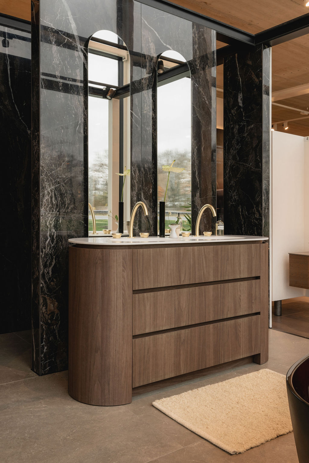 Foto : Luxe badkamer met gessi kranen