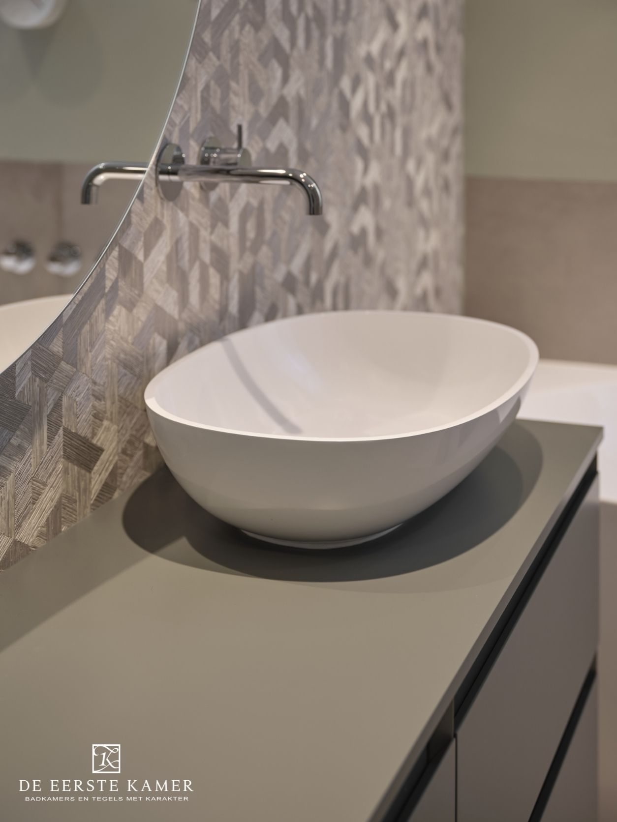 Foto: luxe behang badkamer