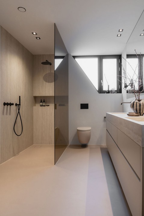 Foto : Moderne design badkamer met karakter