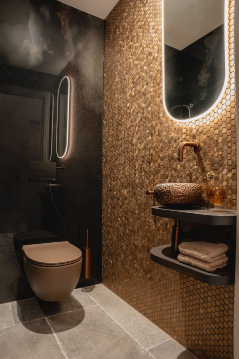 Foto : Luxe badkamer met Mozaïektegels