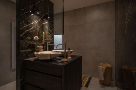 Foto : Romantische badkamer met een vleugje luxe