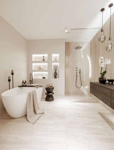 Foto : Japandi badkamer: de perfecte balans tussen rust en design