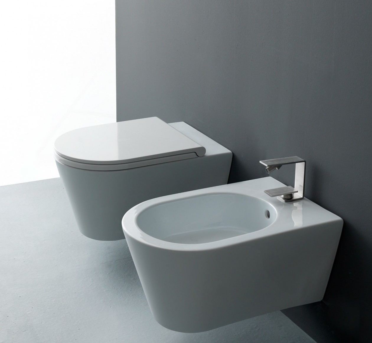 Foto: w3 Tortu Icon Round Wandcloset rimleless  kopie