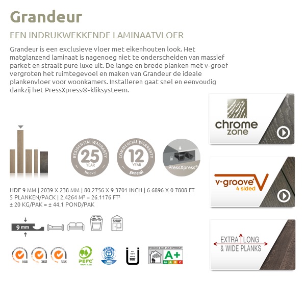 Foto: Balterio Grandeur 673 laminaat vloer