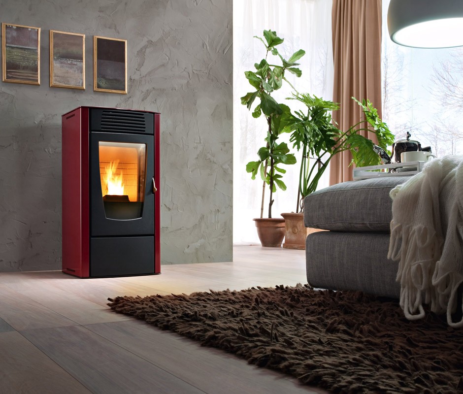 Foto: w3 Red Dalia pelletkachel Brussaard