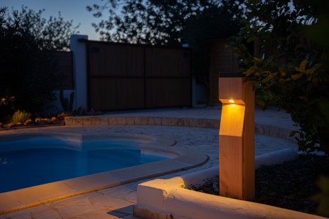 Foto : Licht dat met de natuur meebeweegt