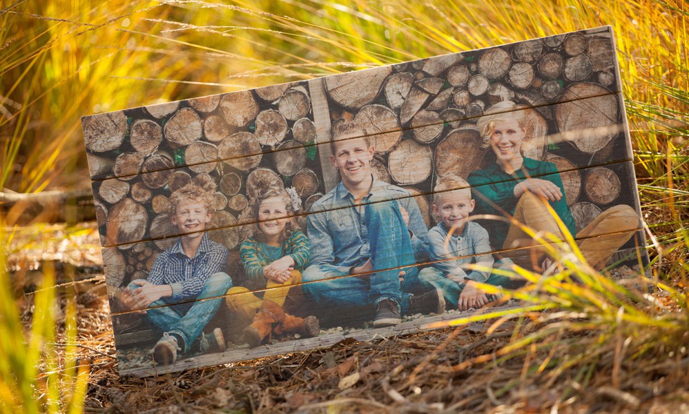 Foto: foto op steigerhout