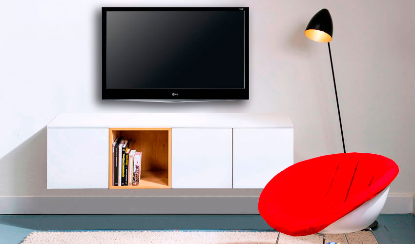 Foto: zwevend tv meubel thijs