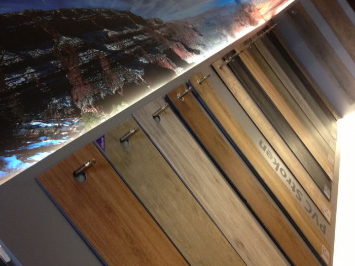 Foto: PVC vloeren afdeling Vinylland