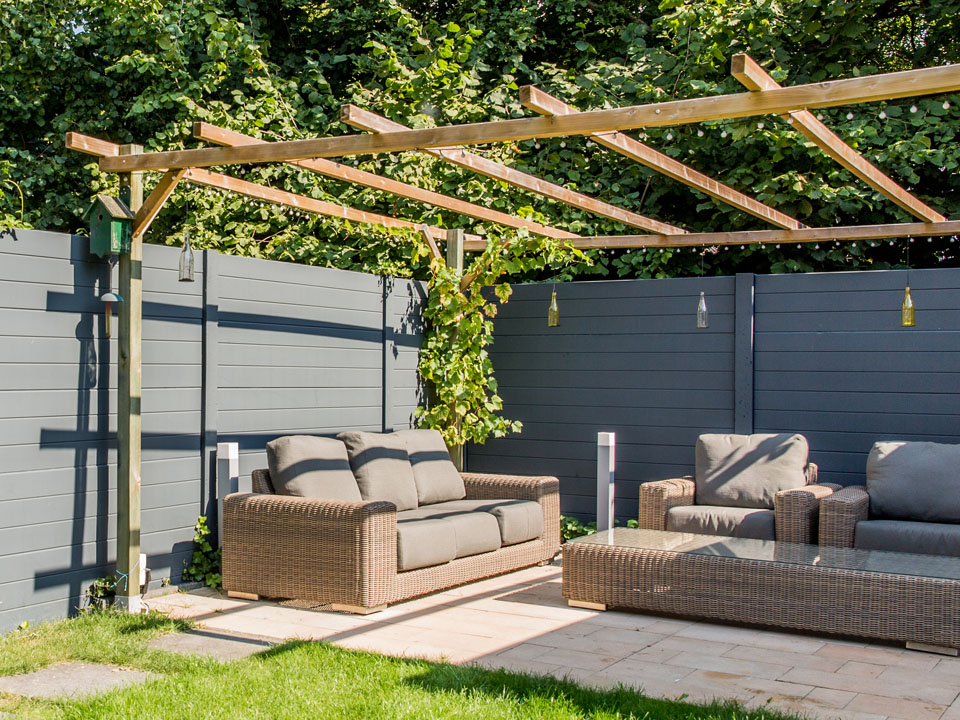 Foto: Betonschutting modern design  prestige glad