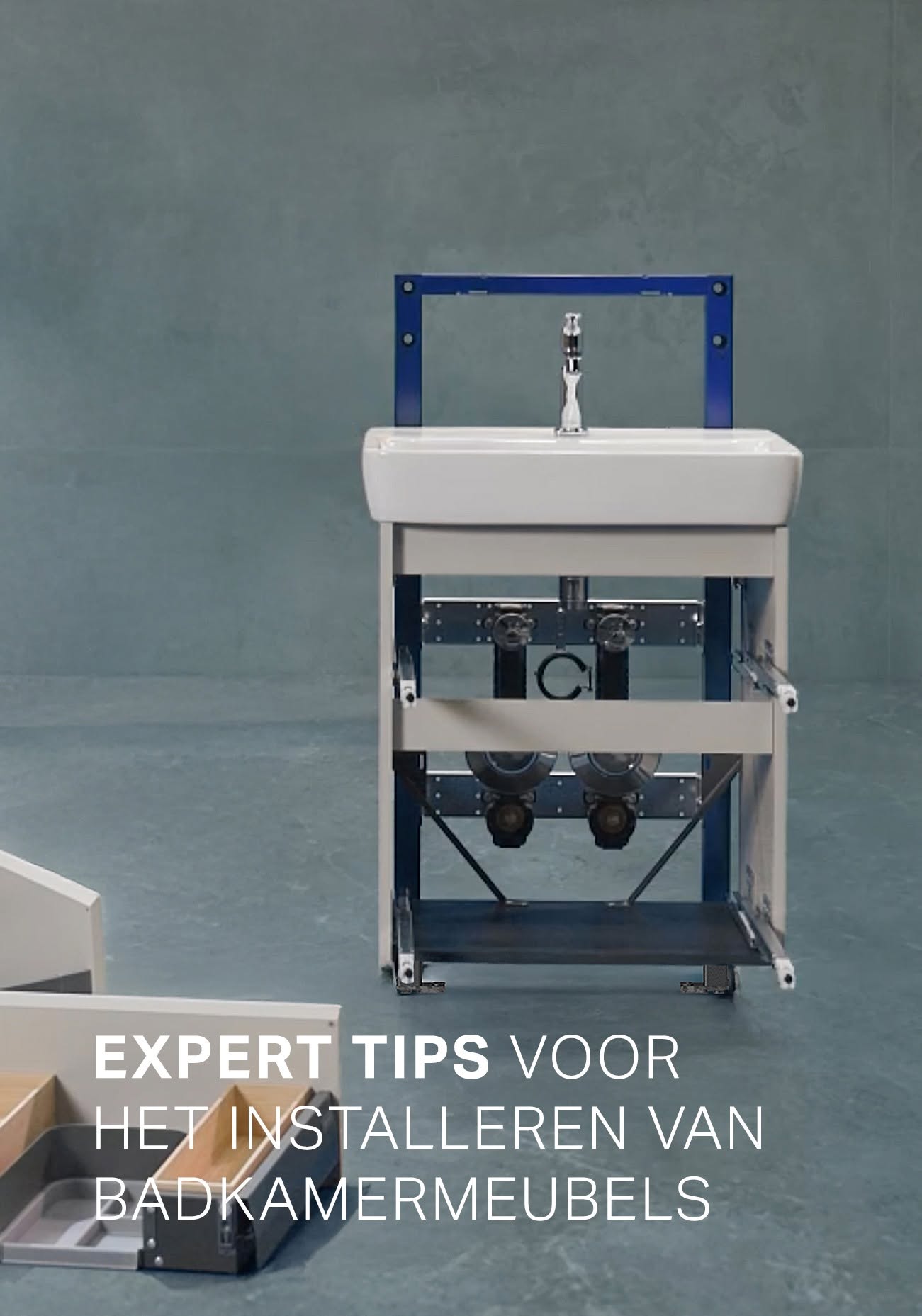 Foto : 5 praktische tips voor een efficiënte installatie van badkamermeubels