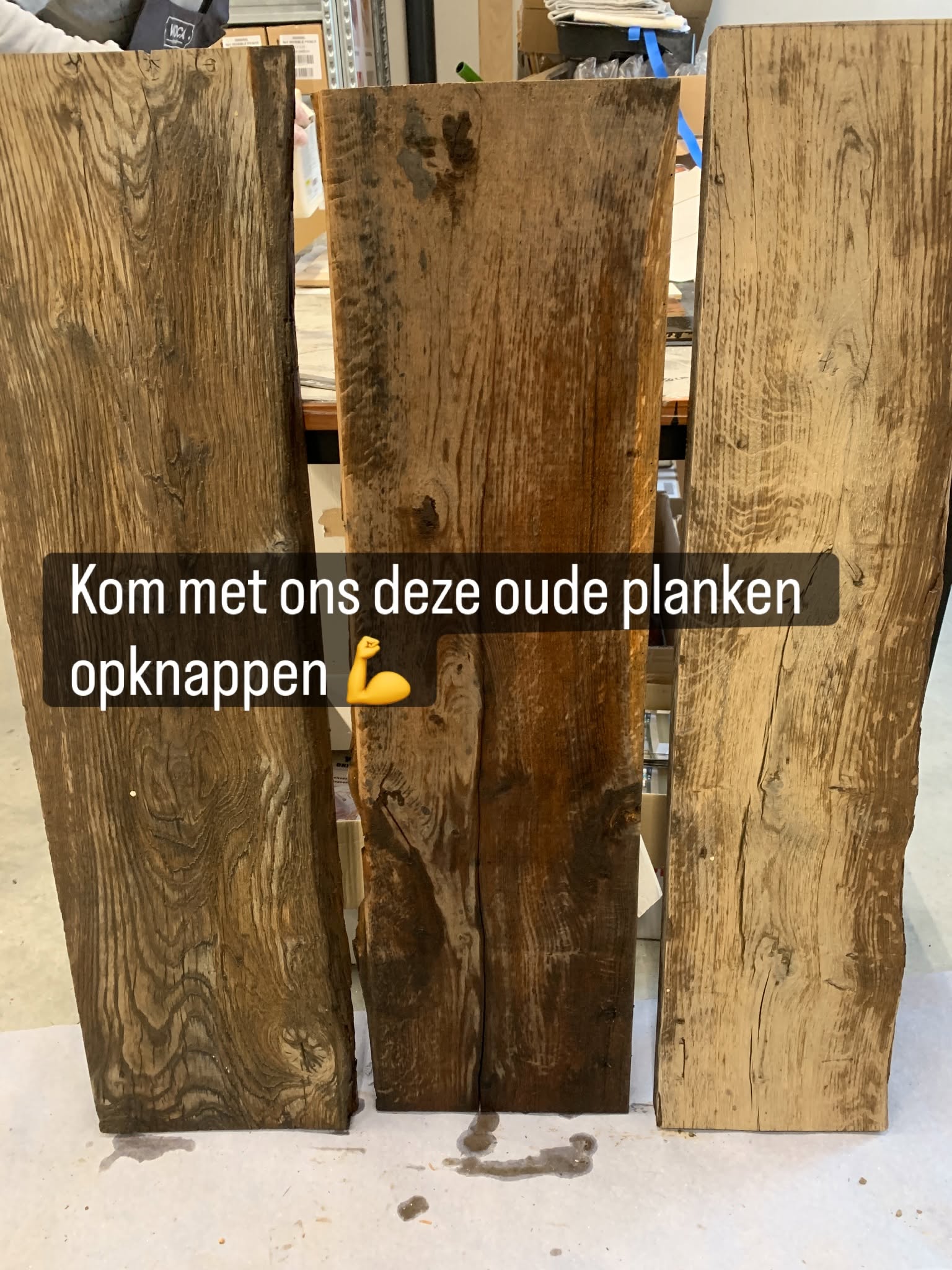 Foto: opknappen hout diamant oil