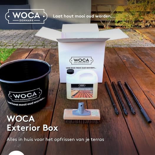 Foto : Breng je Buitenhout Weer Tot Leven met de WOCA Exterior Box