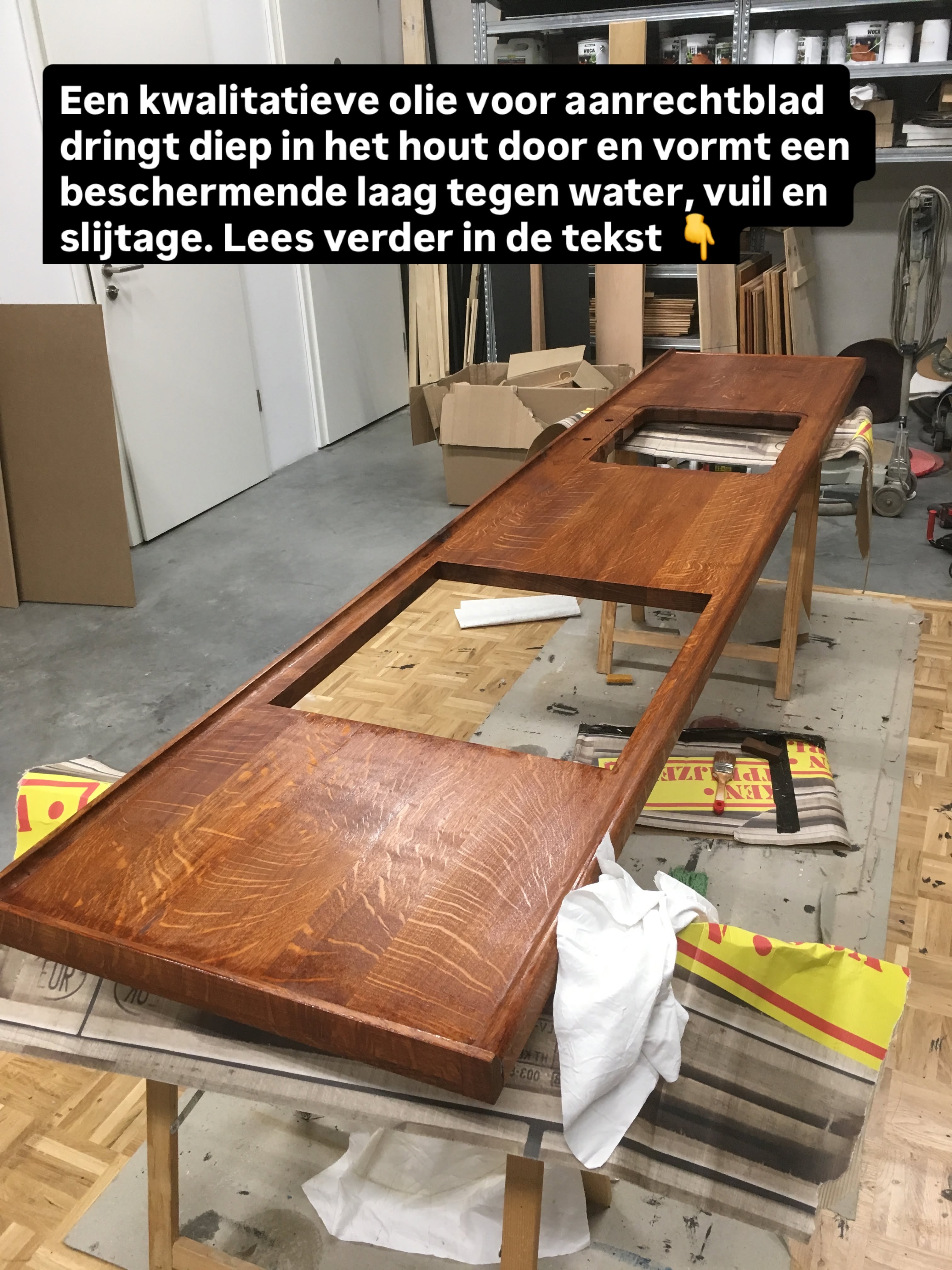 Foto: woca nederland werkblad wonen