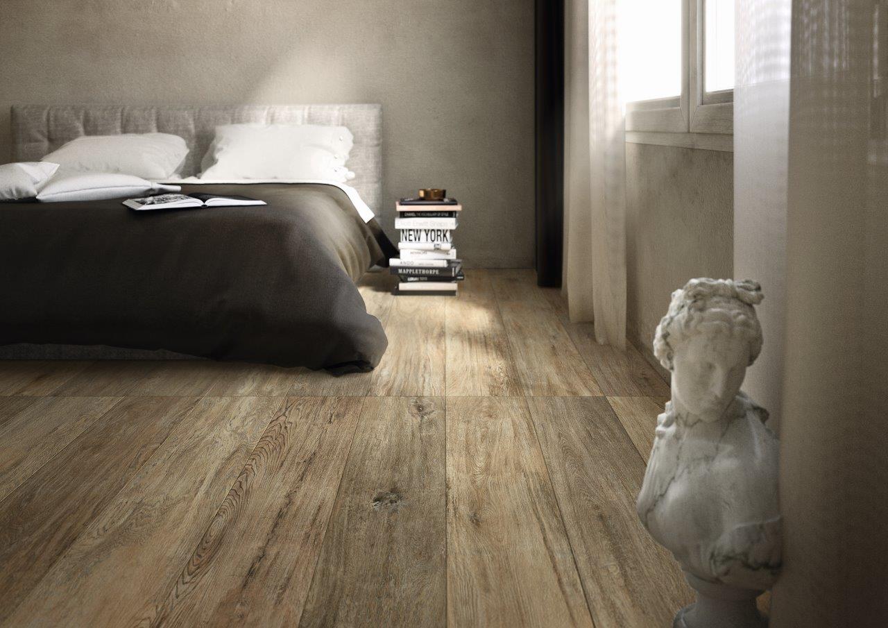 Foto: Nibo Stone keramische tegels slaapkamer  2 