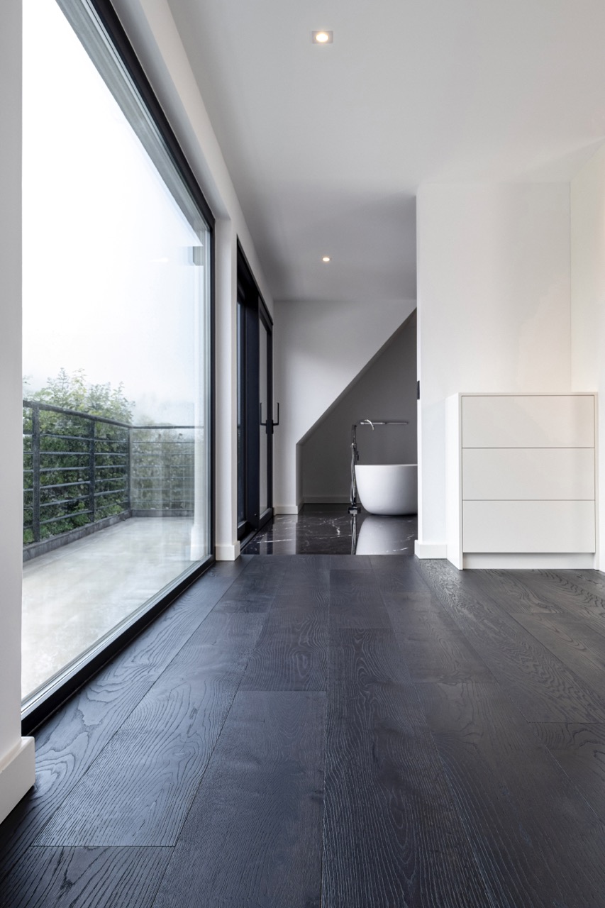 Foto: Dual Parquet reg  Eur  Eiken Rustiek A B 15 4 x 240   Cinzento 90200 02 groot