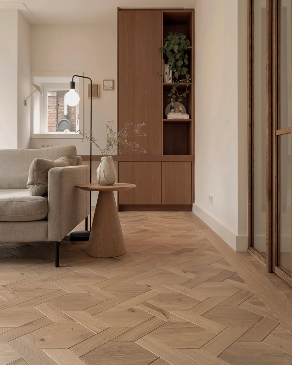 Foto : Mansion Weave: waar patroon en hout elkaar versterken