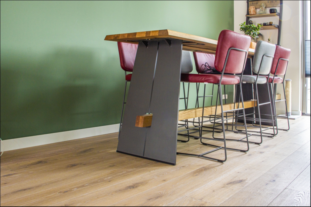 Foto: Woonhuis Ter Aar Dual Parquet 15 4 eiken rustiek AB geborsteld MC Sky Grey 12