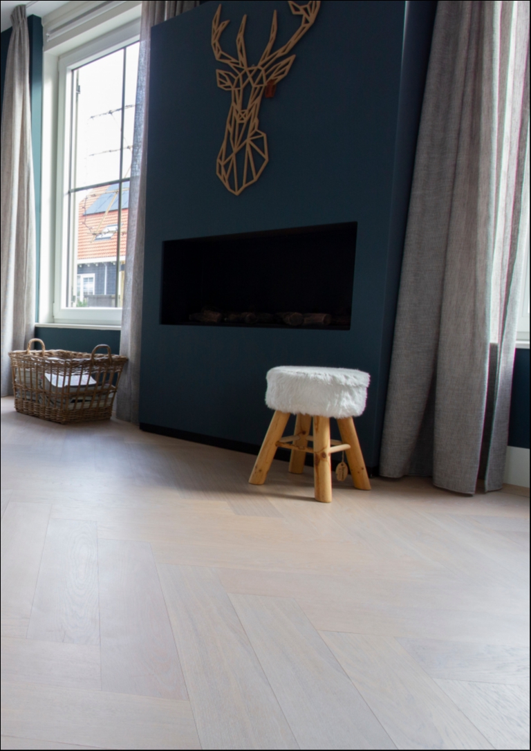 Foto: Eiken visgraat band en bies 2