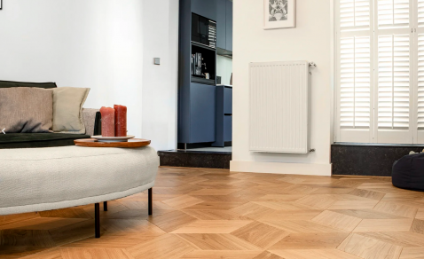 Foto : 3D Cube houten vloer: diepte en karakter in elke ruimte