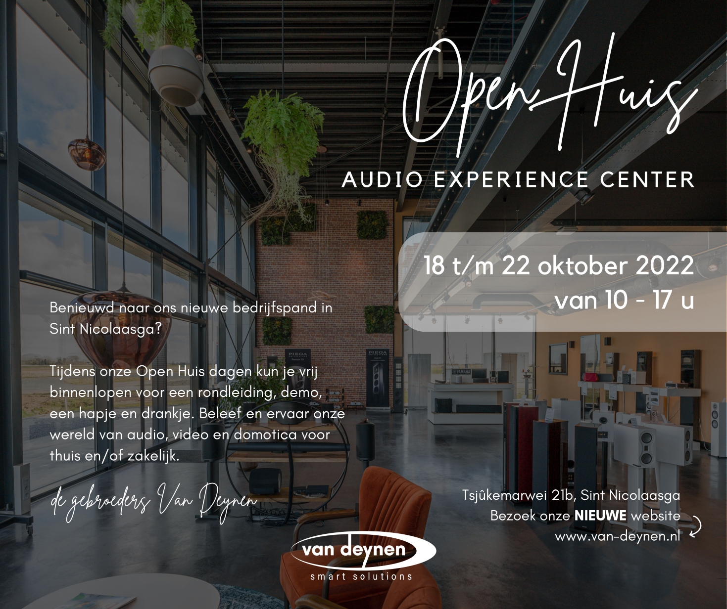 Foto : Open Huis Audio experience center