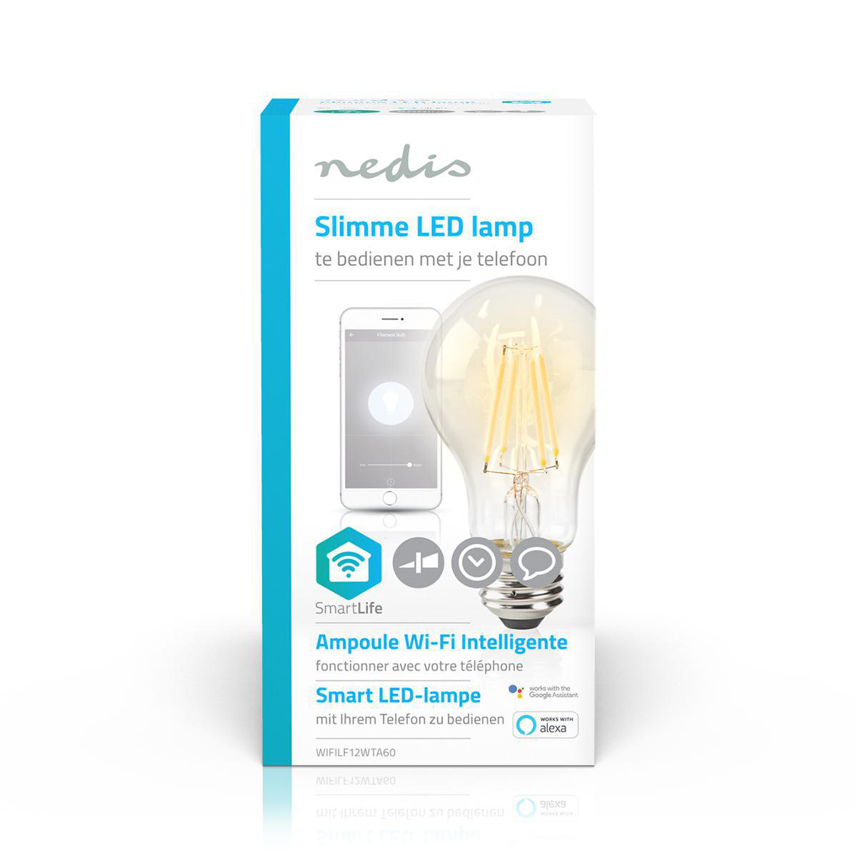 Foto : Review - Slimme Nedis LED-Lamp met Gloeidraad en Wi-Fi