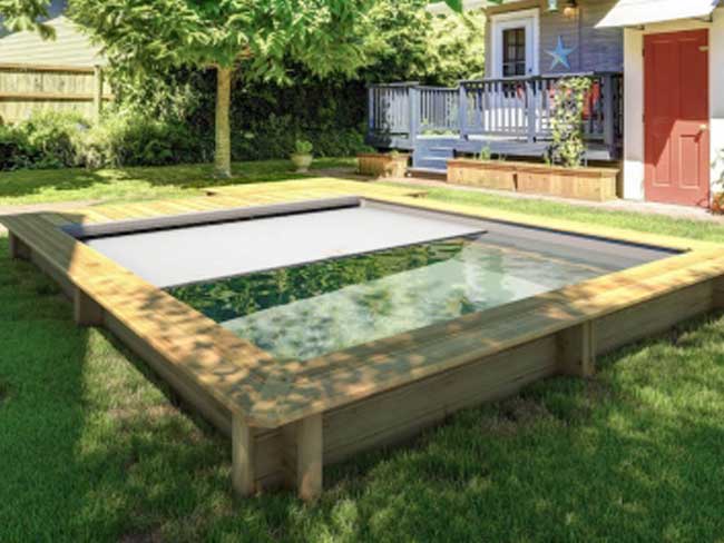 Zwembad voor de kleine tuin